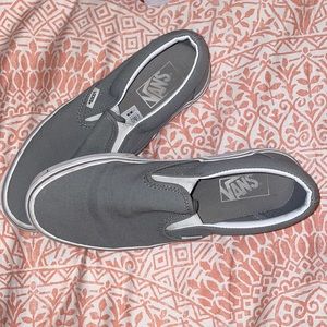Gray Slip-on Vans